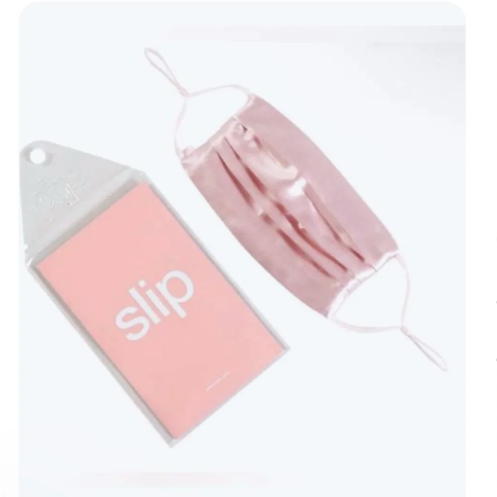 NWT - Slip | 100% Mulberry Silk | Face Mask | Adjustable Nose Wire & Loop Pink